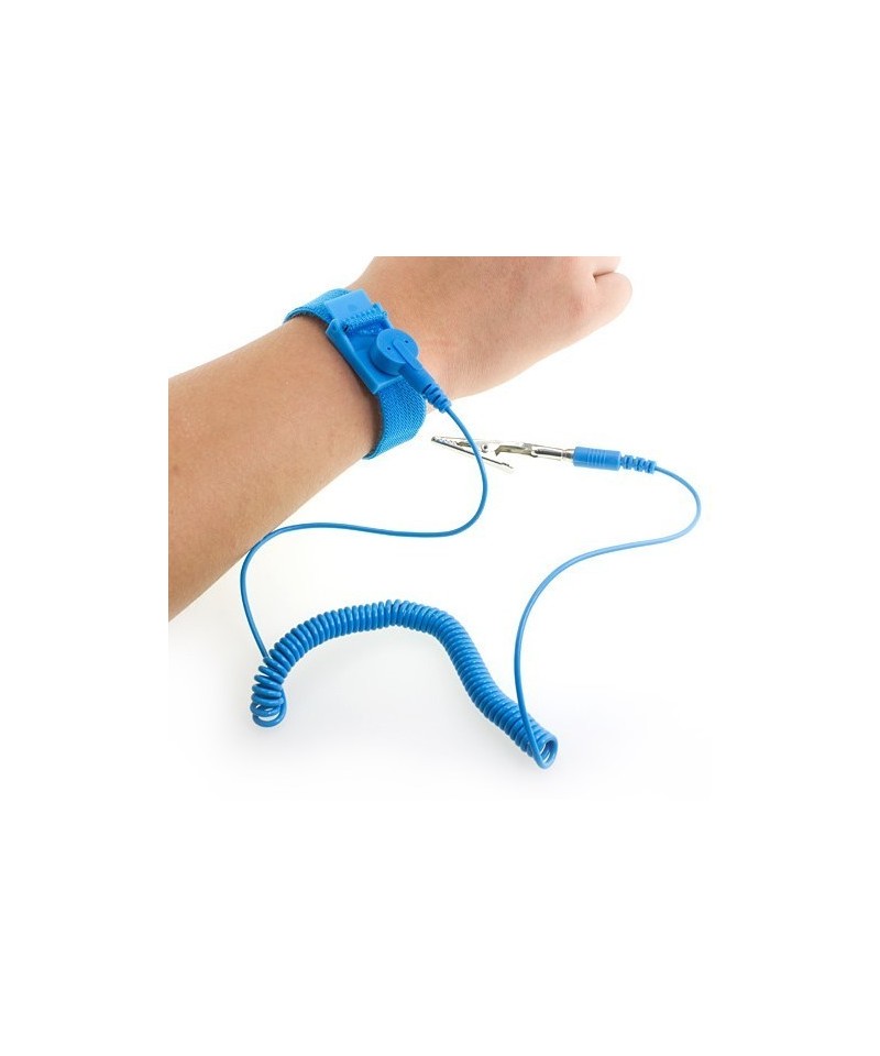 Pulsera antiestatica con cable de descarga de 1.5M