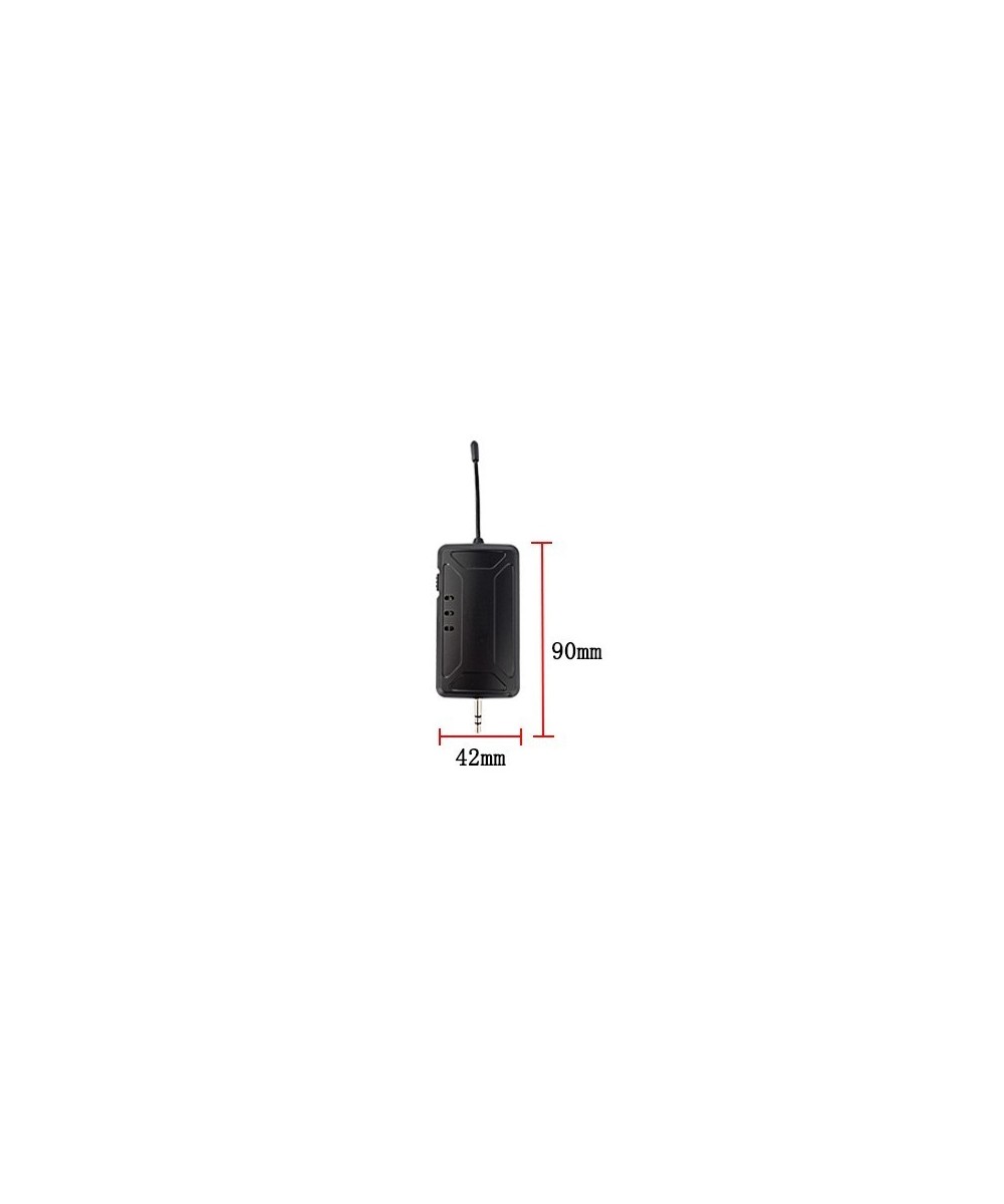 Microfonos Inalambricos M-202 UHF con 1 Receptor 3.5mm y 2 Transmisores