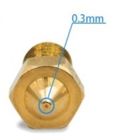 Boquilla para extrusor de impresora 3D 1.75MM V6