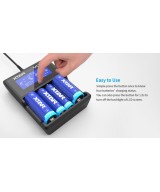 Cargador de baterías Xtar VC4 4 espacios