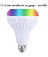 Foco LED con bluetooth y parlante 12W RGB