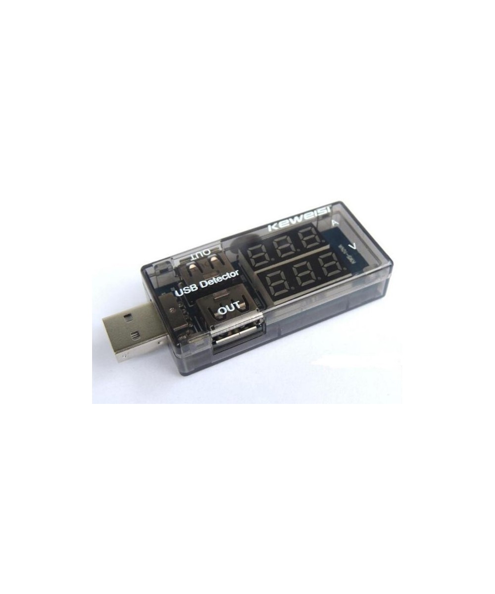 Medidor de voltaje y corriente en puerto USB KWS-10VA