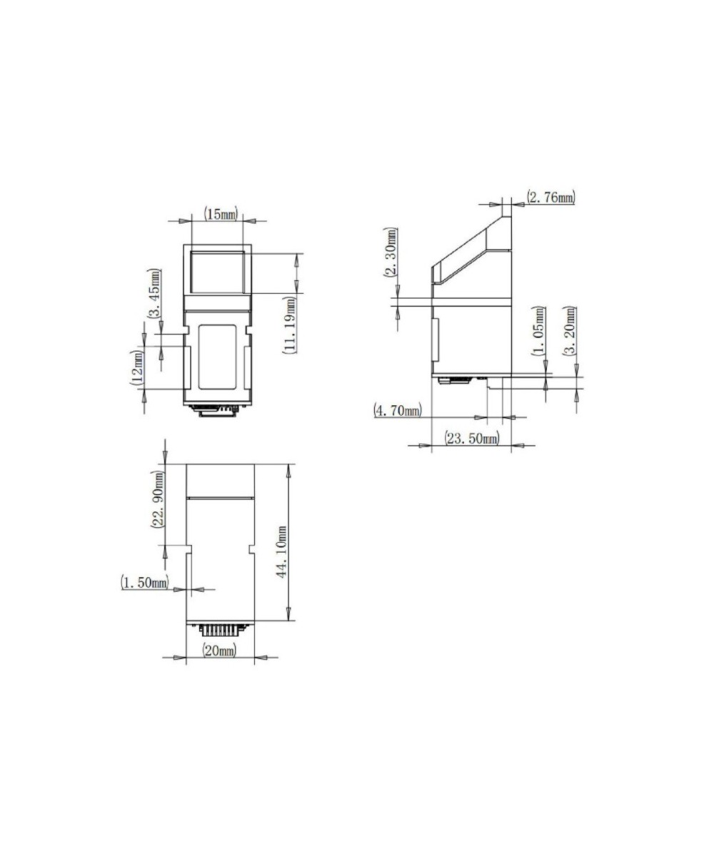 Modulo lector de huellas digital AS606