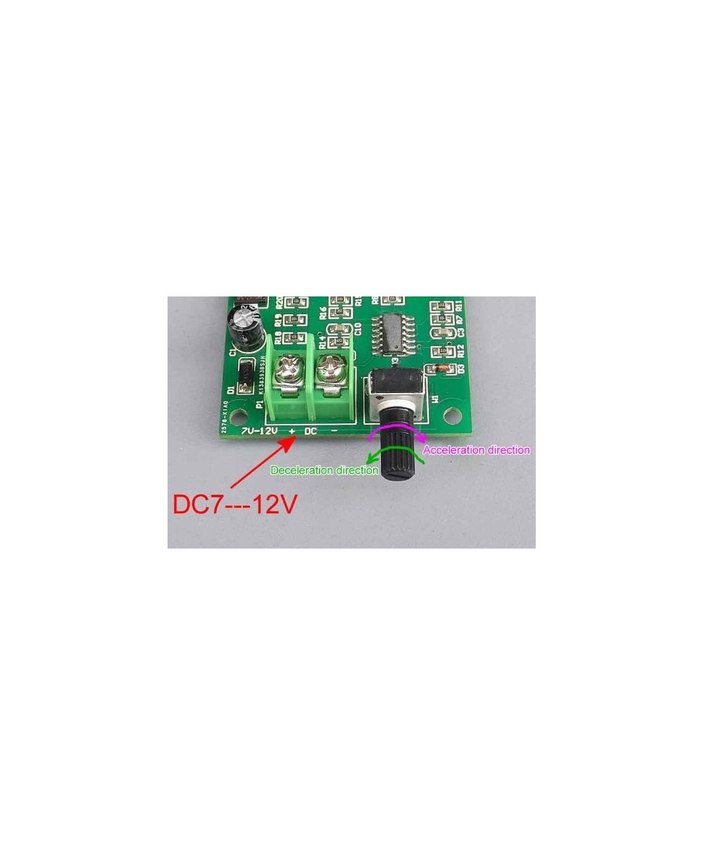 Controlador de motor brushless sin escobilla 1.2A 7V-12V