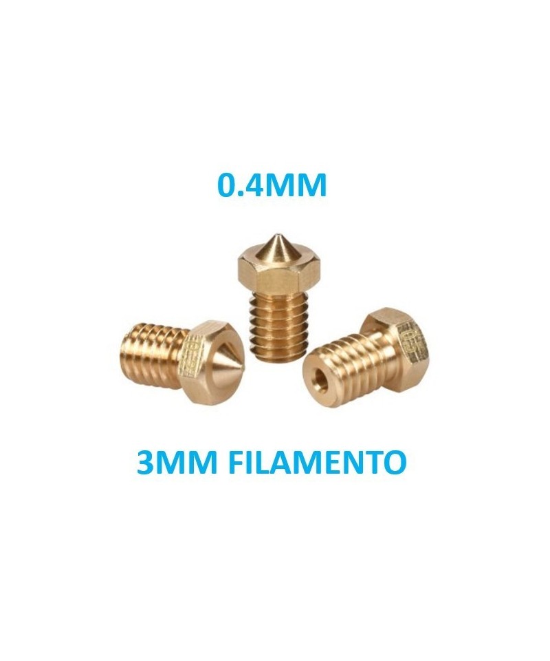 Boquilla para extrusor impresora 3D filamento de 3mm