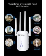 Amplificador y repetidor wifi dualband Comfast 2.4 / 5.8GHZ 1200mbps CF-WR758AC