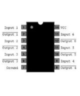Inversor Hexadecimal SN74LS04N  (PDIP)