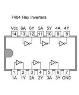 Inversor Hexadecimal SN74LS04N  (PDIP)