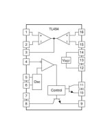 Regulador de voltaje PWM TL494BDR2G (SMD/SMT)