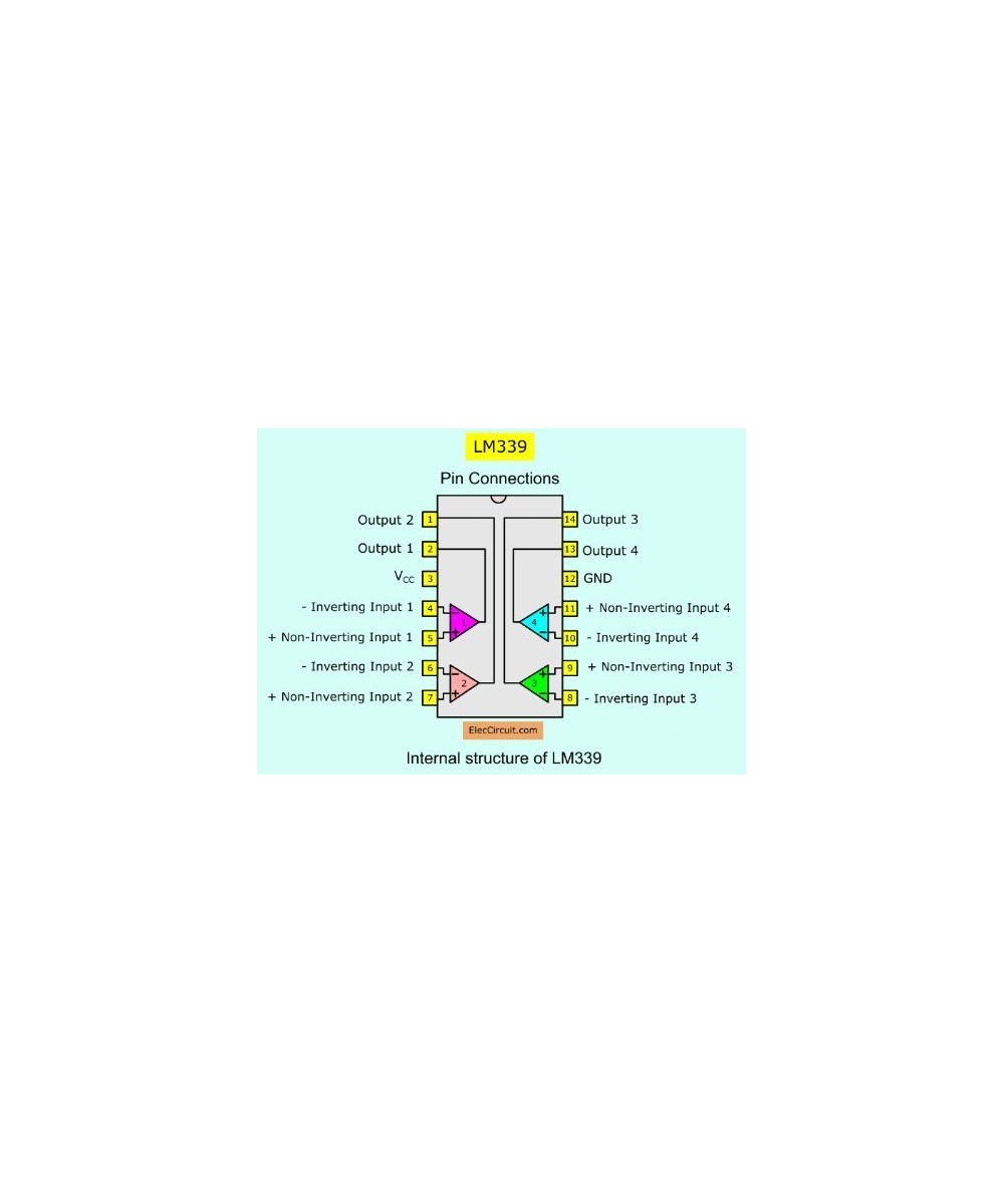 Comparador de voltaje LM339N (DIP)
