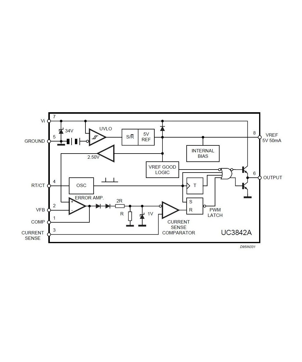 Controlador PWM UC3843AN (DIP)