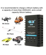 Cargador de bateria 2S, 3S 7.4V/11.1V B3 20W COMcharger