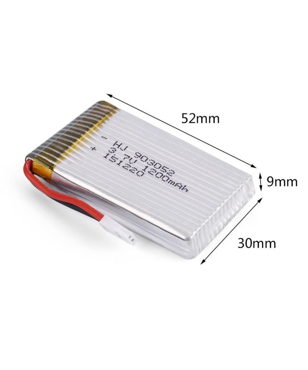 Bateria Tipo LiPo recargable 3.7V 1200mAh
