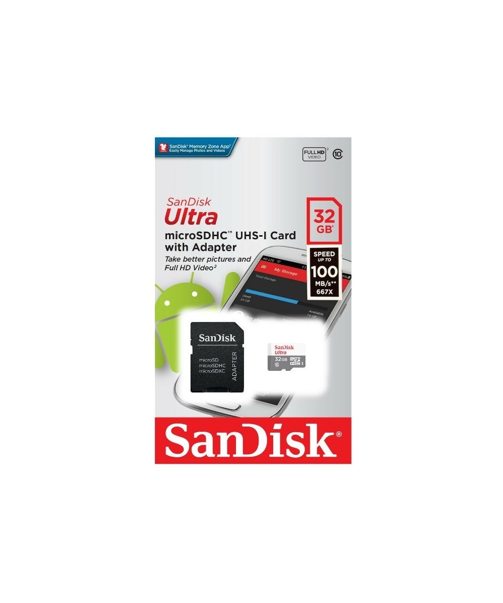 Memoria microSD Clase 10 SanDisk 32-128GB