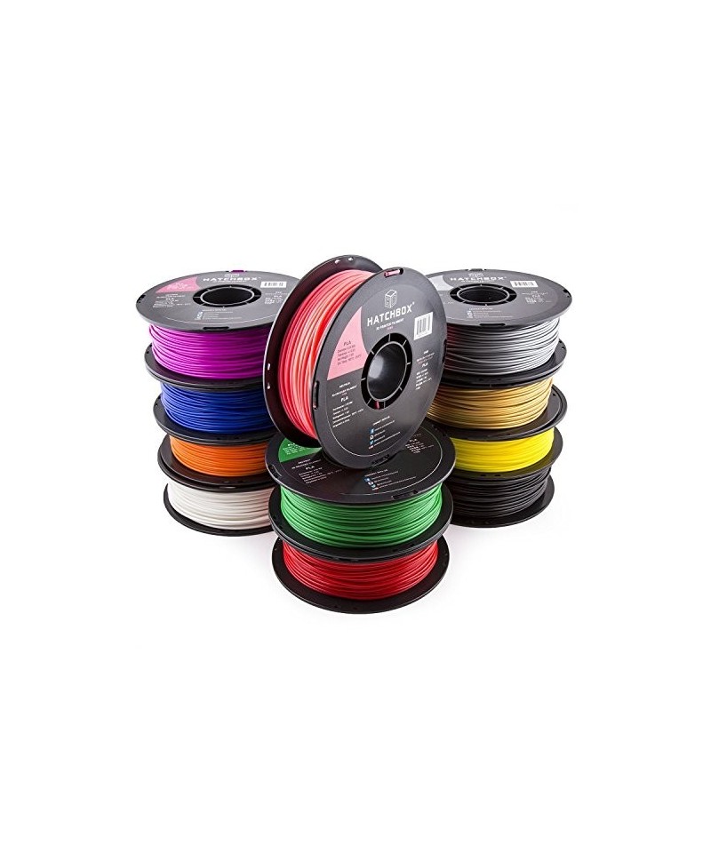 Filamento PLA Hatchbox 1.75mm 2.2 lb