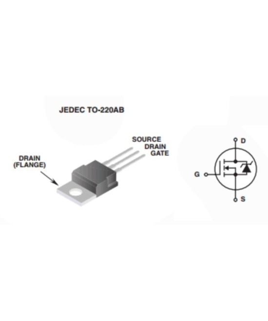 Transistor Mosfet RFP50N06 TO220 CH N 60V 50A