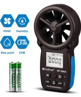 Medidor digital de velocidad del viento, temperatura y humedad Anemómetro HP-866A