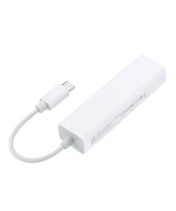 Adaptador de Red y HUB de USB-C a USB 2.0 y RJ45 10/100M
