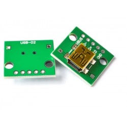 Puerto mini USB con PCB