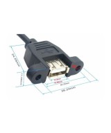 Extension USB Hembra - Macho 1 - 5M