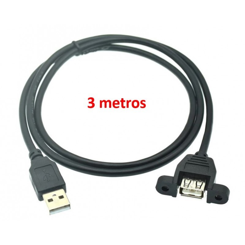 Extension Usb Hembra Macho Tamaño 3 Metros 9 Pies 7208