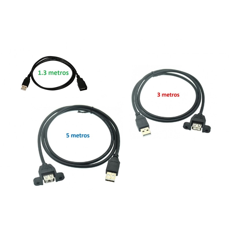 Extension Usb Hembra Macho Tamaño 3 Metros 9 Pies 0855