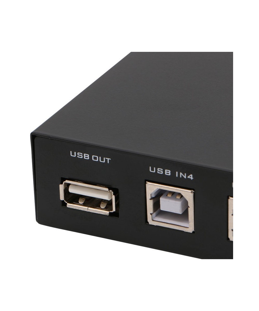 Switch USB de 4 puertos para impresoras