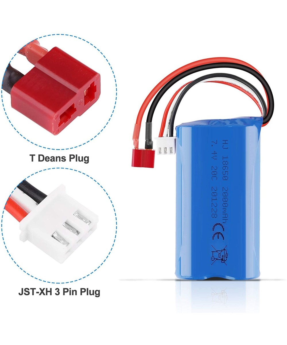 Bateria Recargable Li-Ion 18650 2S 7.4V 2000mAh con Cargador