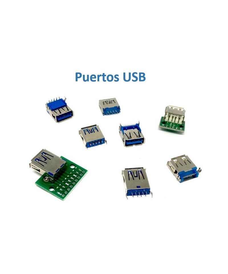 Puerto USB hembra 2.0 / 3.0 tipo A