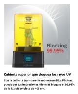 Impresora 3D de resina ANYCUBIC Photon Mono 4K + 1 resina
