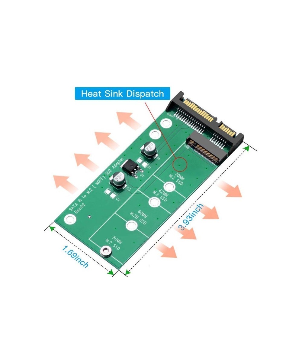 Adaptador SATA y tarjeta M2 a USB 2.0