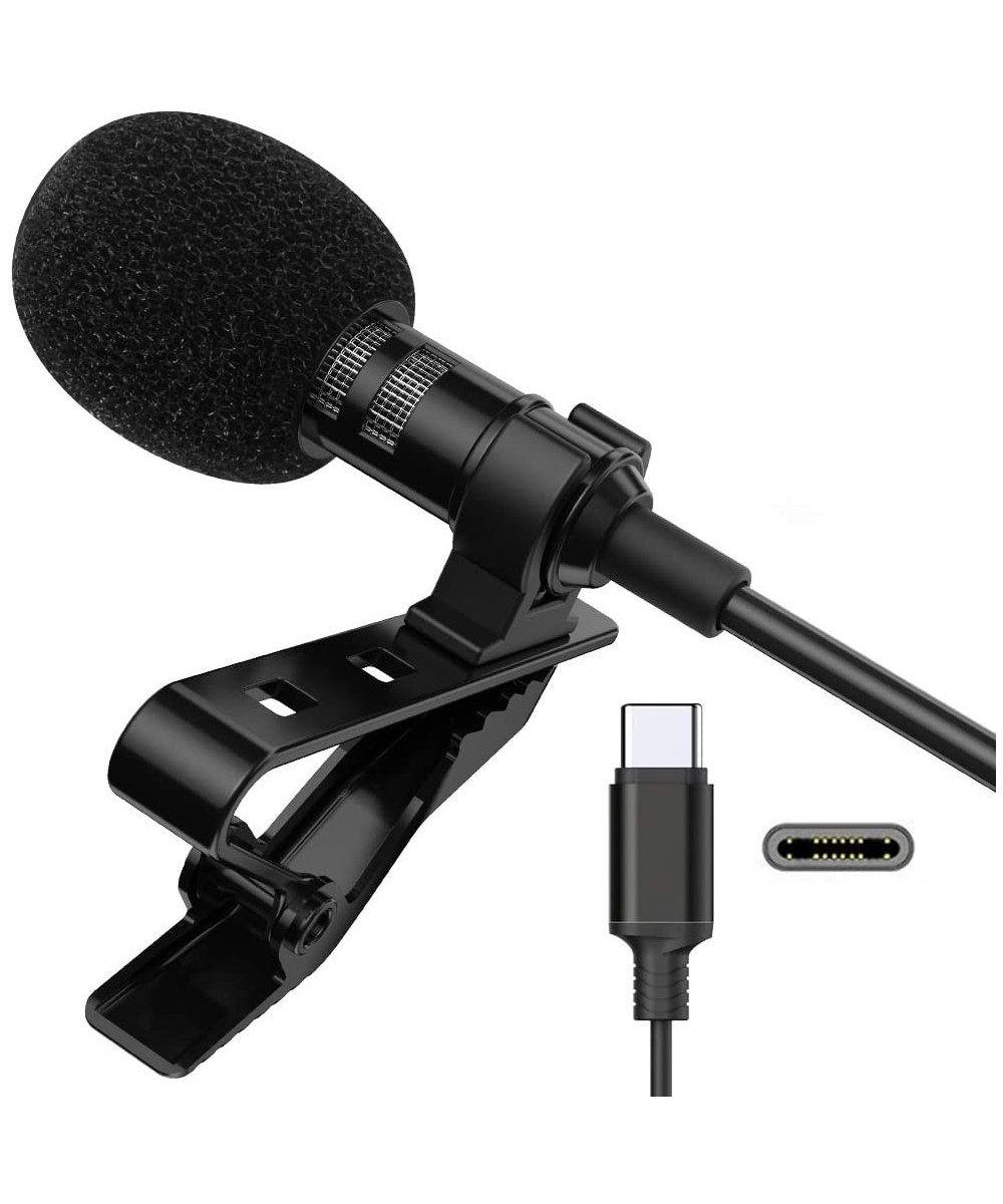 Mini Micrófono Lavalier para Celular Tipo USB-C