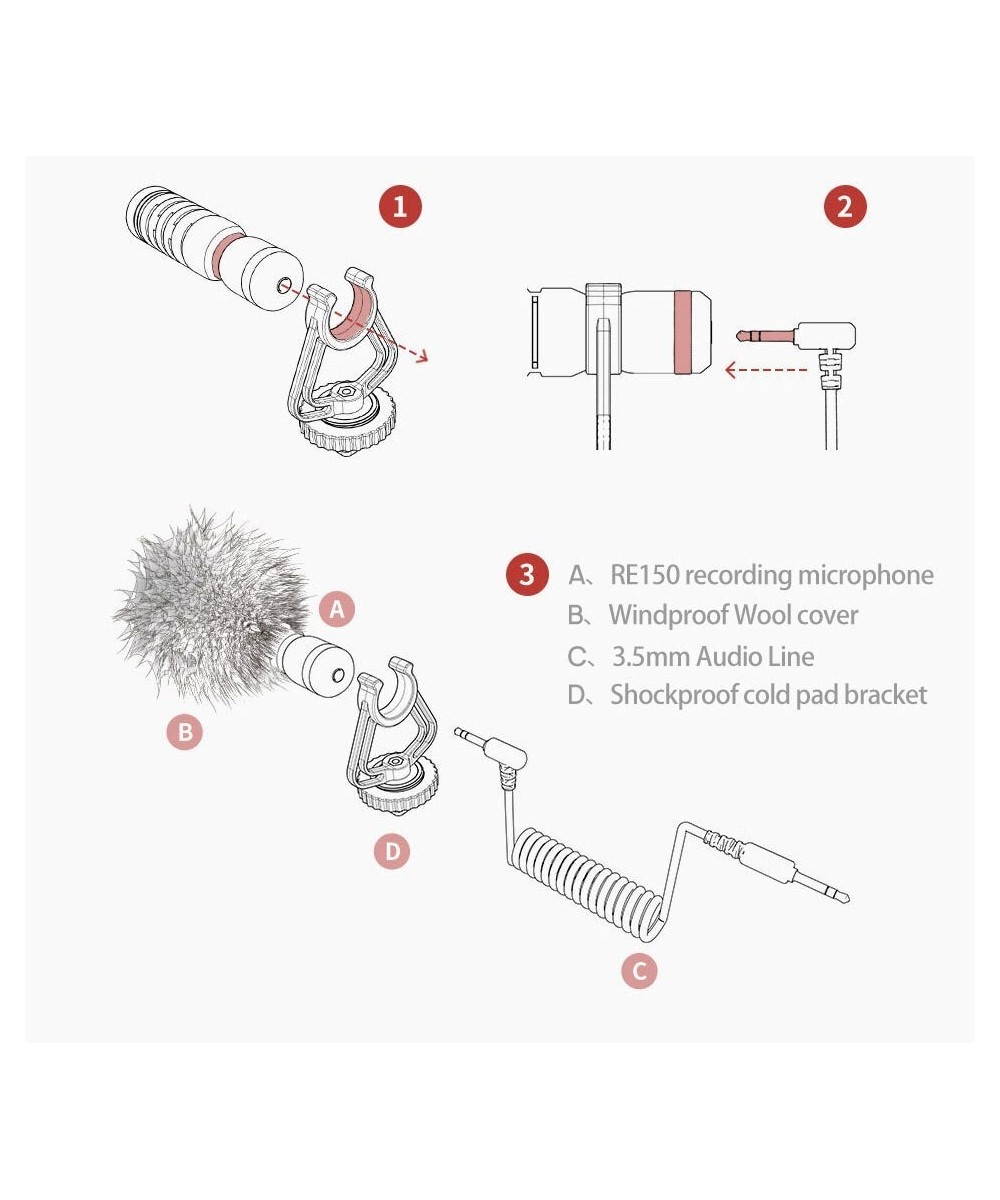 Micrófono para Cámara ANJIESI RE150