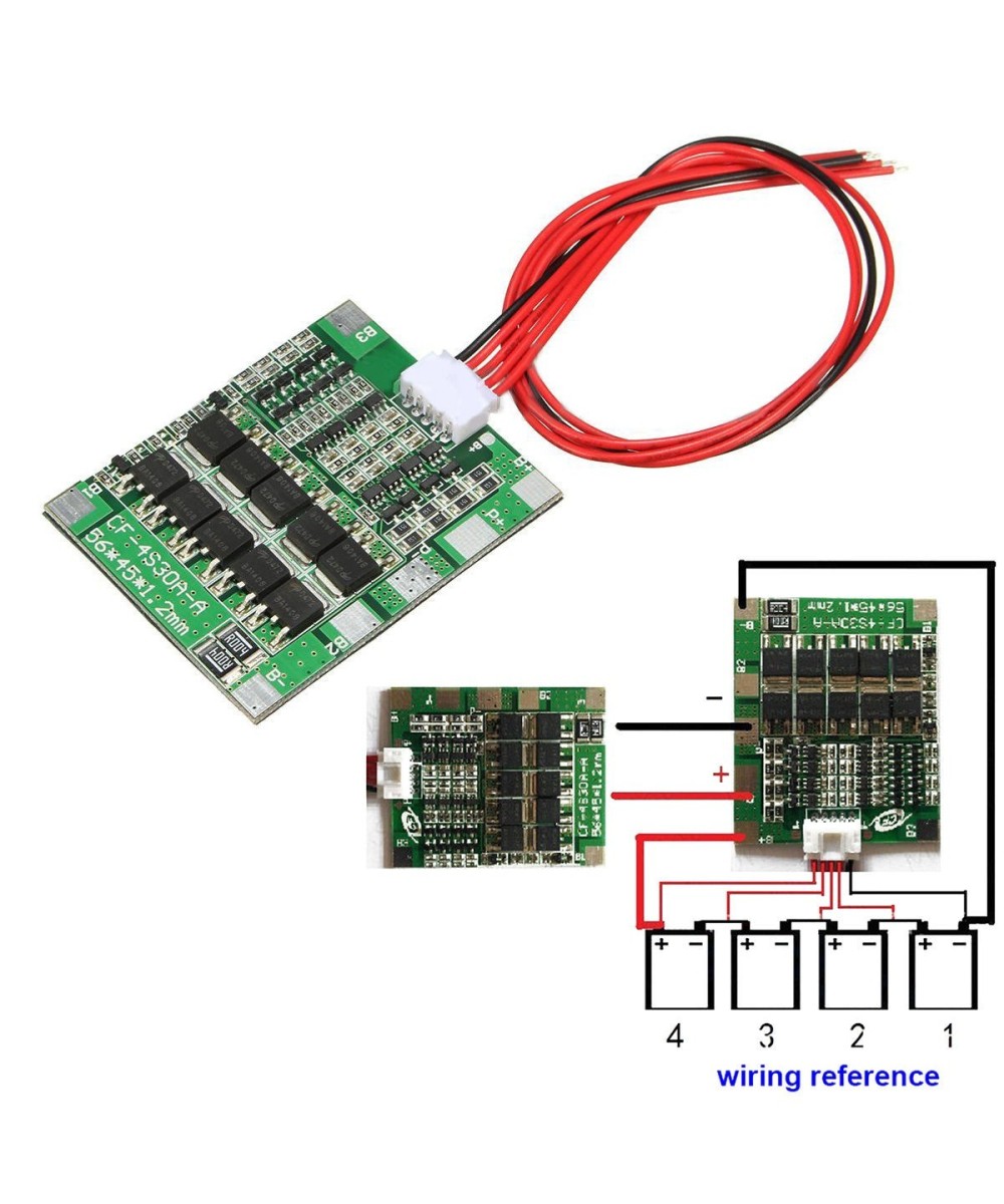 Cargador de baterias 4S 30A