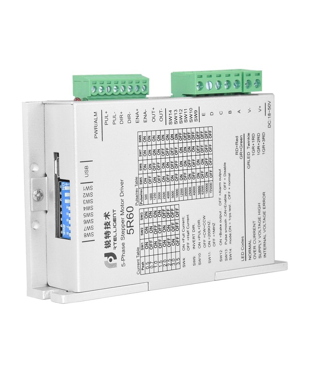 Controlador de Motor DC Paso a Paso Nema 23 5R60 5 fases