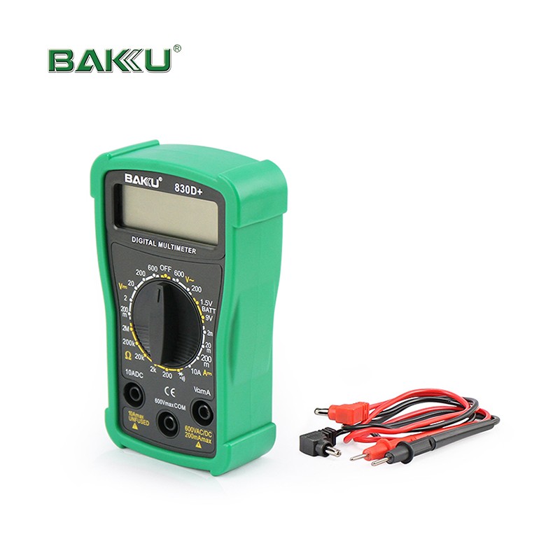 TESTER MULTIMETER MULTIMETRO DIGITALE TESTER PROFESSIONALE CON CAVI BAKU  BK-890D - BAKU ( Attrezzature Laboratorio - Attrezzatura da banco )