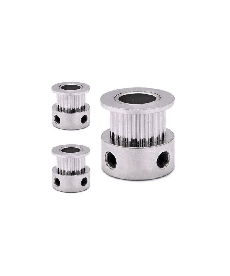 Polea dentada 2GT 20T para banda 6MM