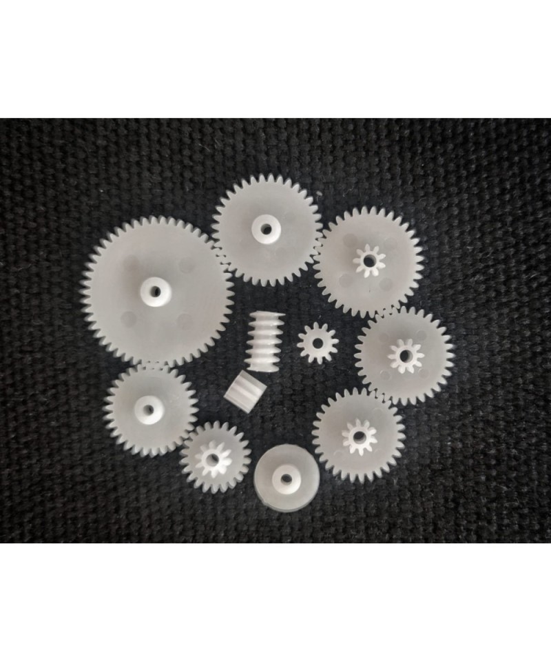 Kit de engranaje de 11 piezas plasticas