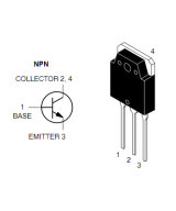 Transistor de Potencia NJW0281G NPN 250V 15A (TO-3P)