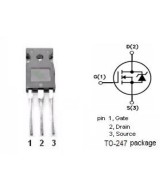 Transistor de potencia Mosfet FHA86N30 300V 86A (TO-247)