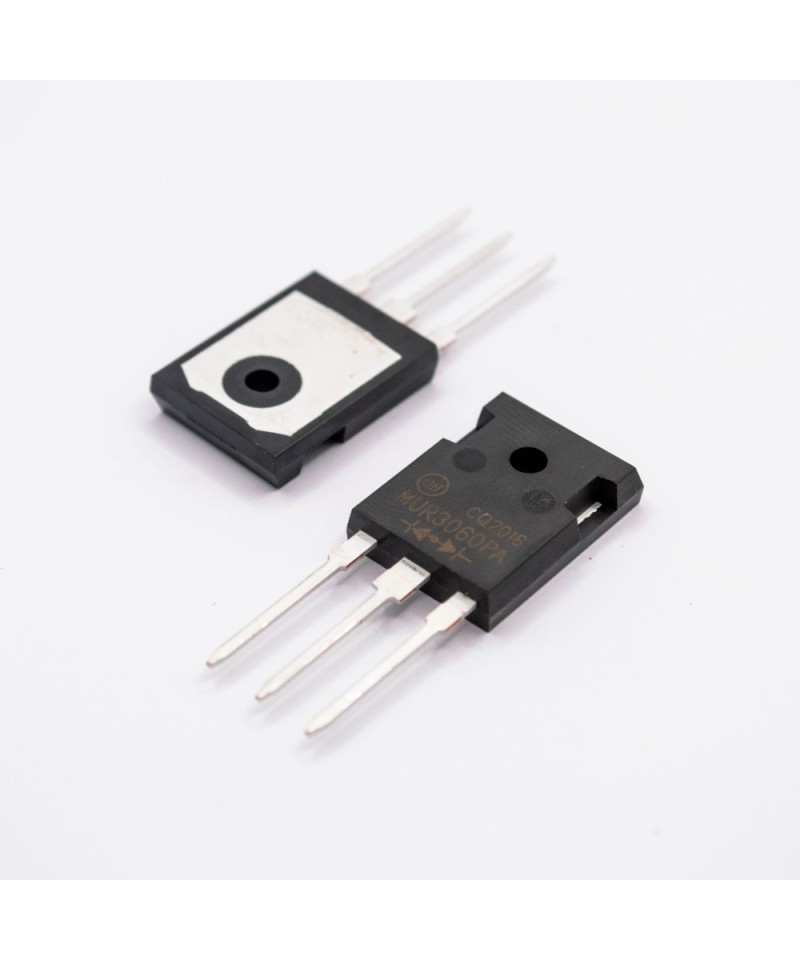 Diodo rectificador ultra fast recovery MUR3060PT 600V 30A TO-247 TO-3P