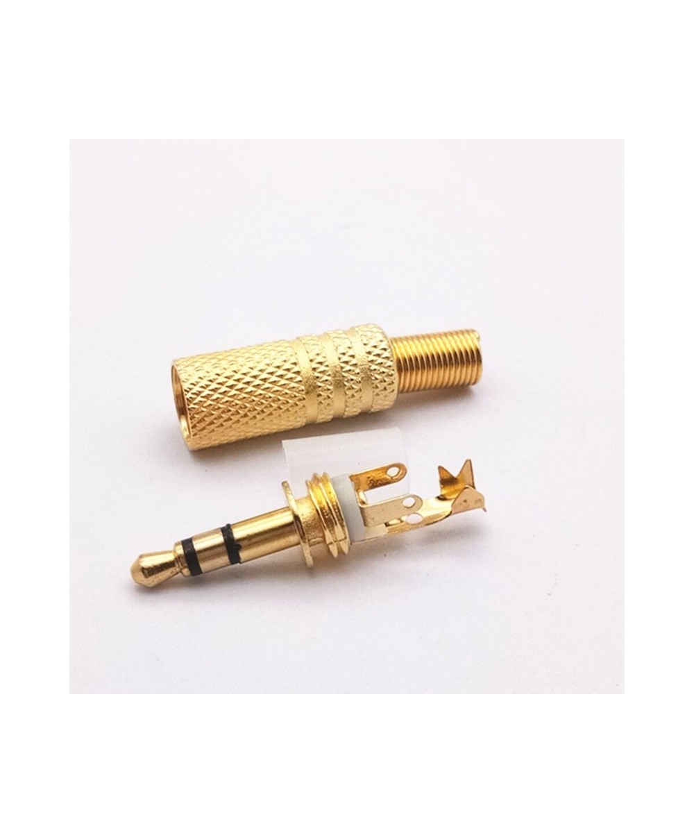Conector Macho 3.5mm 3 pines con Resorte