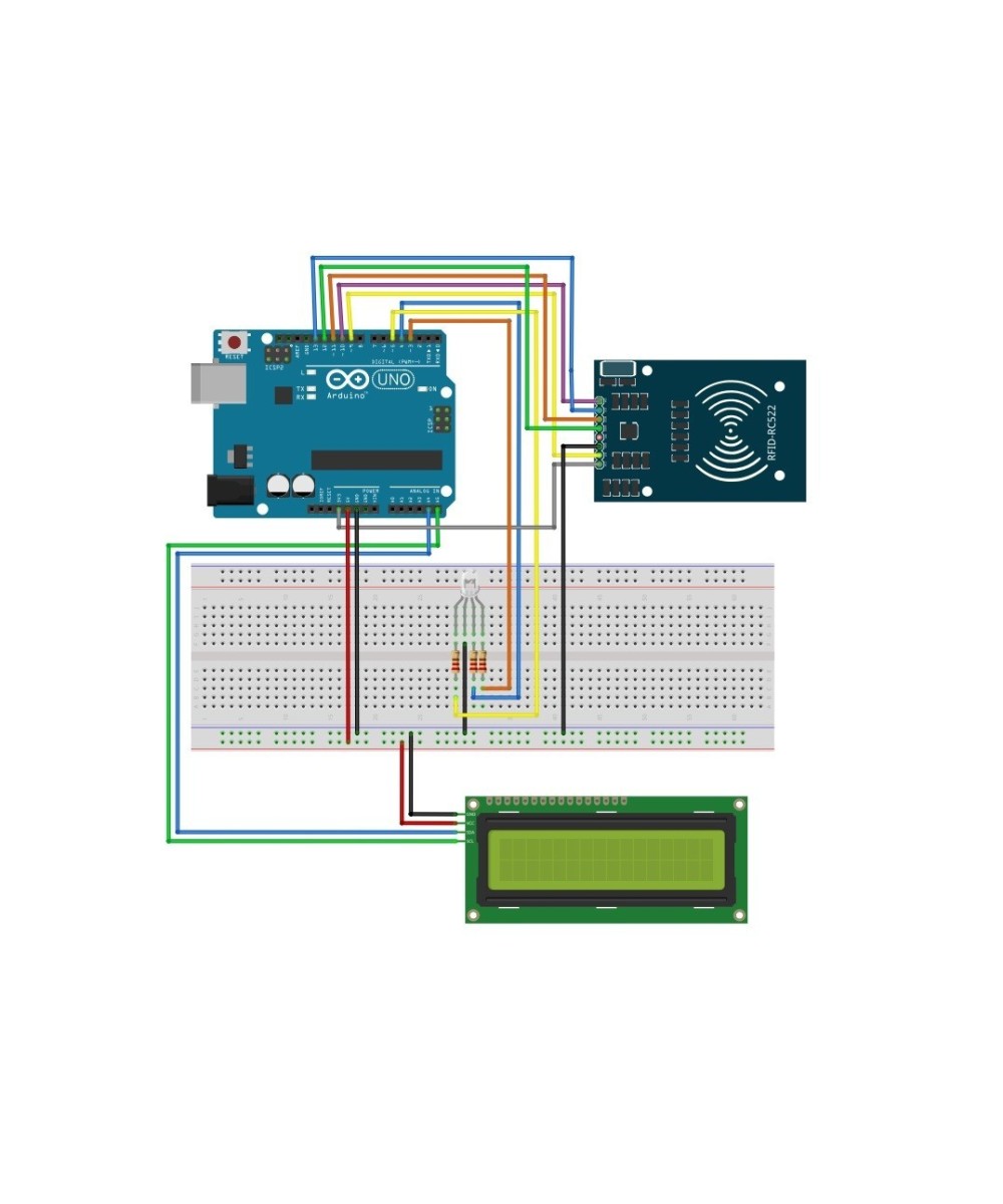 Control de Acceso RFID 13.56 Mhz con Indicador y Pantalla (DIY)