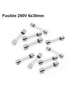 Fusible de Vidrio 0.5-20A 250V 6x30mm