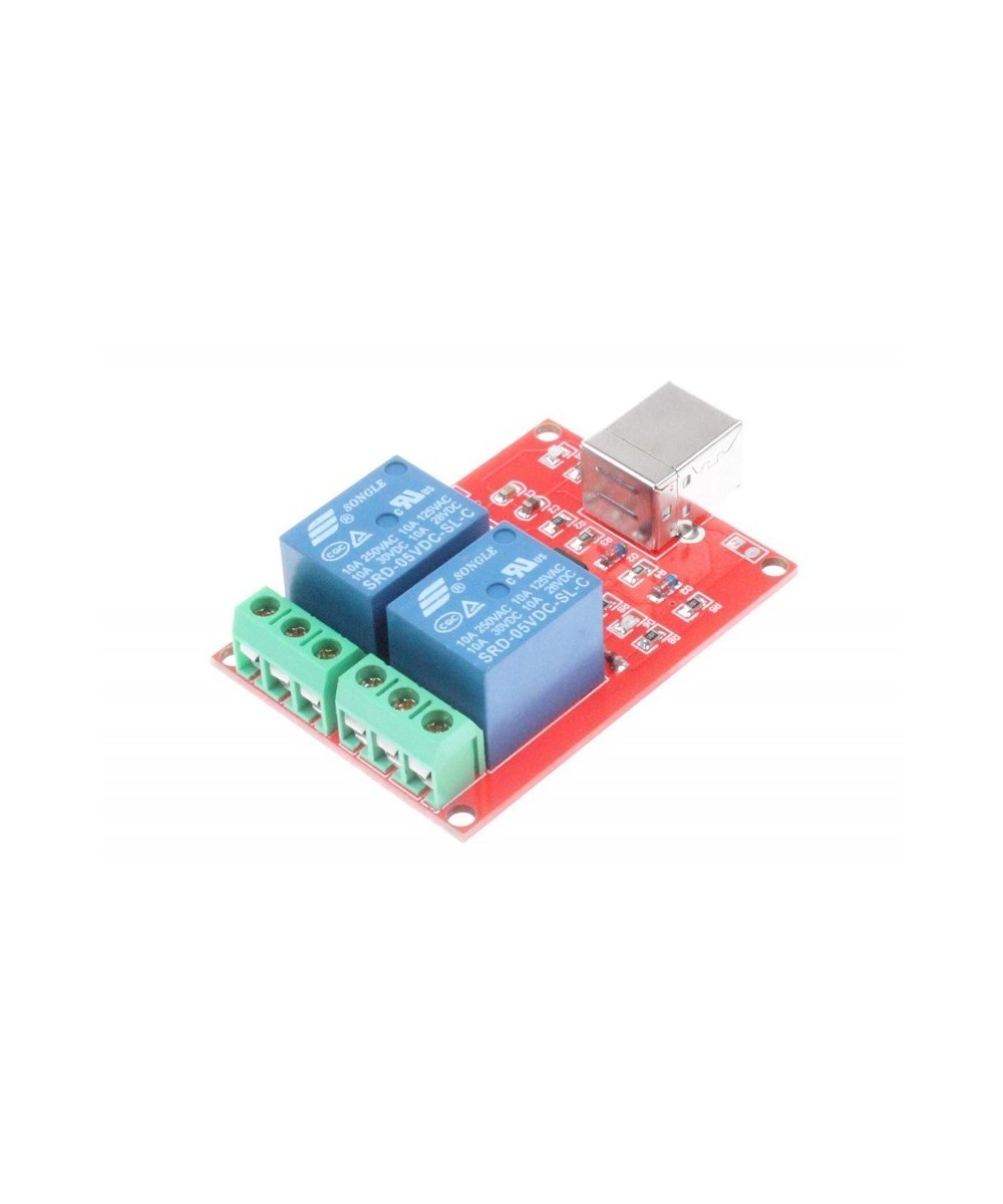 Modulo Rele USB 5V 10A 2 - 8 Canales