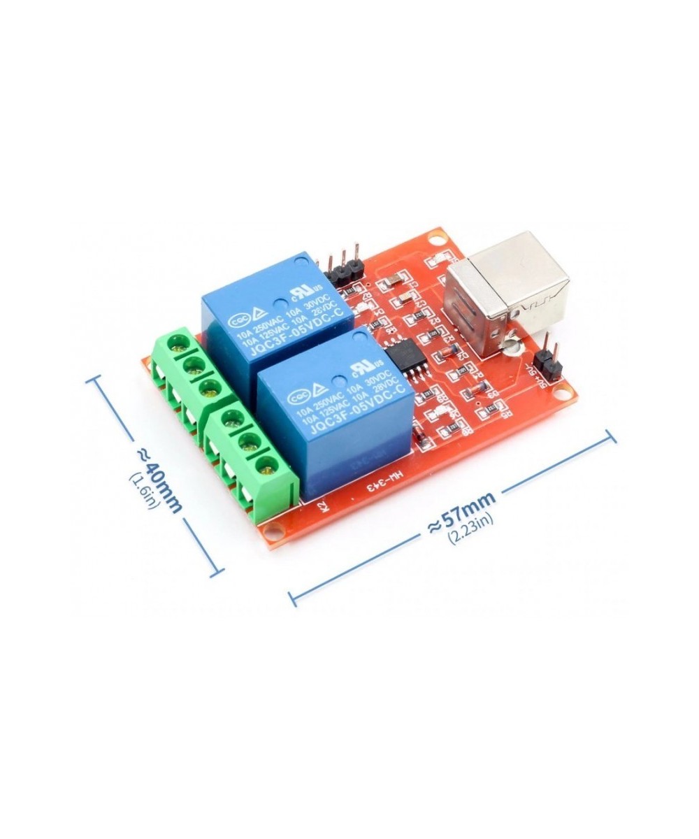 Modulo Rele USB 5V 10A 2 - 8 Canales