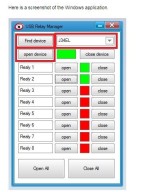 Modulo Rele USB 5V 10A 2 - 8 Canales