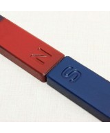 Iman de Ferrita Barra - Dona- U con Polos N-S (2U) para Experimentos