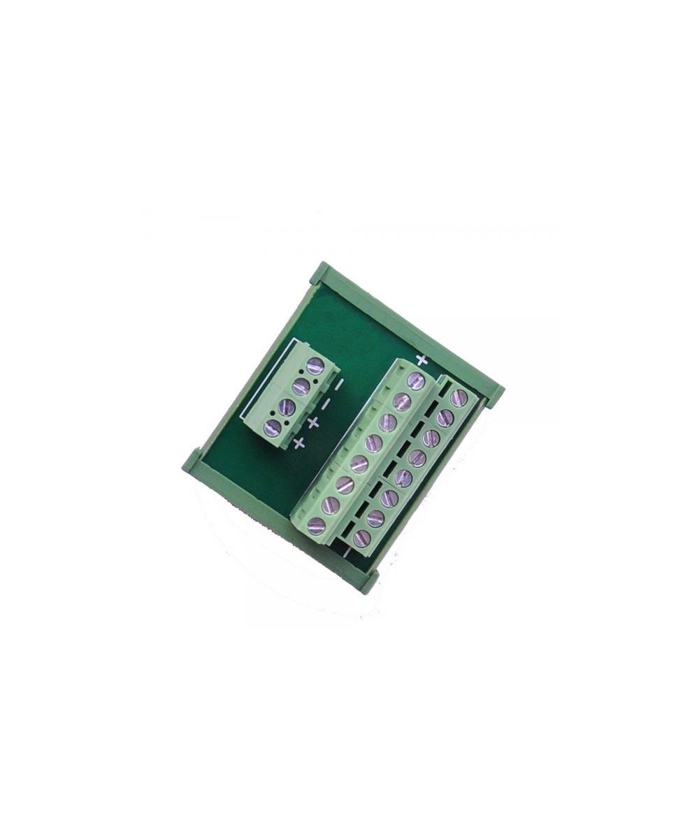 Distribuidor de Energia 2 en 8 para Riel DIN