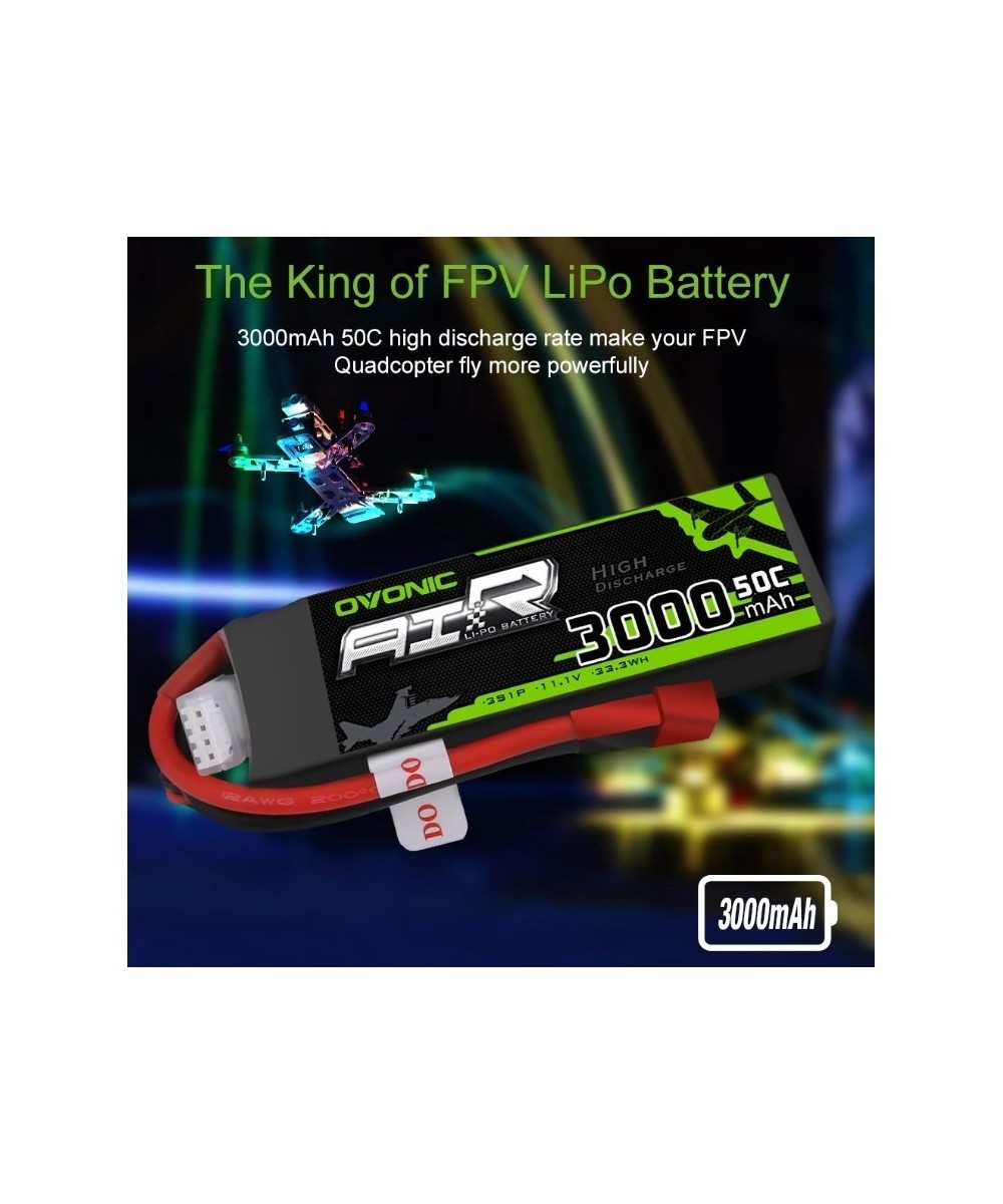 Bateria Tipo LiPo recargable 11.1V 35C/50C 3S OVONIC